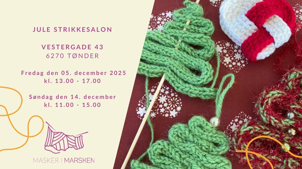 Hyggelig jule-strikkesalon i Tønder