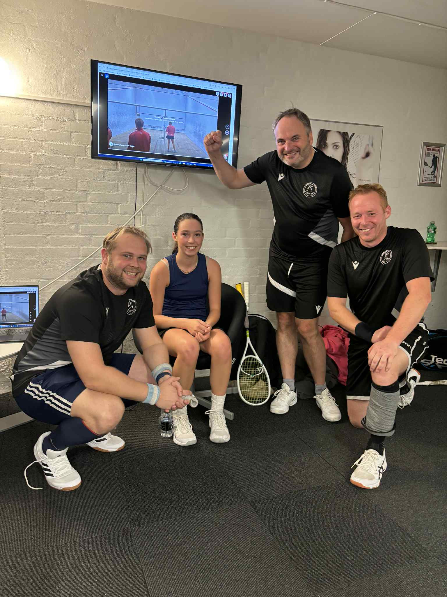 4. runde i divisionerne for Kolding KFUM Squash