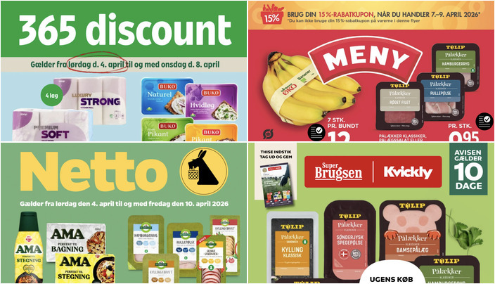 Friske tilbud: Buko flødeost til kun 10 kr. og Tradizionale pizza til 20 kr.