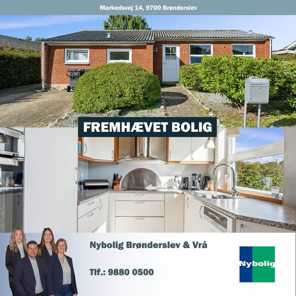 Nybolig Brønderslev & Vrå fremhæver charmerende hus med smuk have i Brønderslev centrum