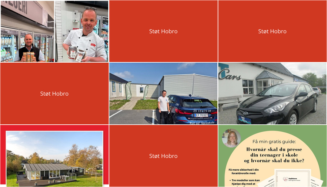 Nyt fra Ung i Balance, Oscar Biludlejning, MENY Hobro og 2 andre