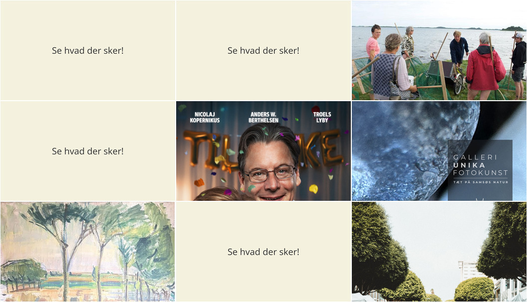 Kommende uge på Samsø: Tangtur, kunstudstilling og loppemarked