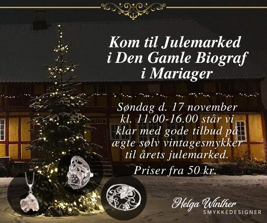 Helga Winther deltager i årets julemarked med unikke vintagesmykker