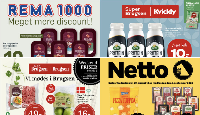 Lokale tilbud: Lurpak smør til kun 12 kr. og Clara Friis pærer til 16 kr.