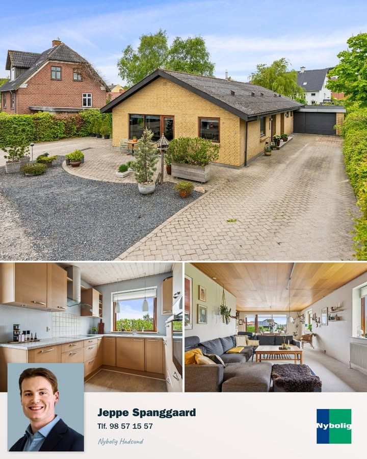 Nybolig Hadsund fremviser charmerende villa på Koldbækgade 5 til salg