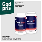 Herning Løve Apotek tilbyder Omnimin og Omnix multivitaminer til specialpris