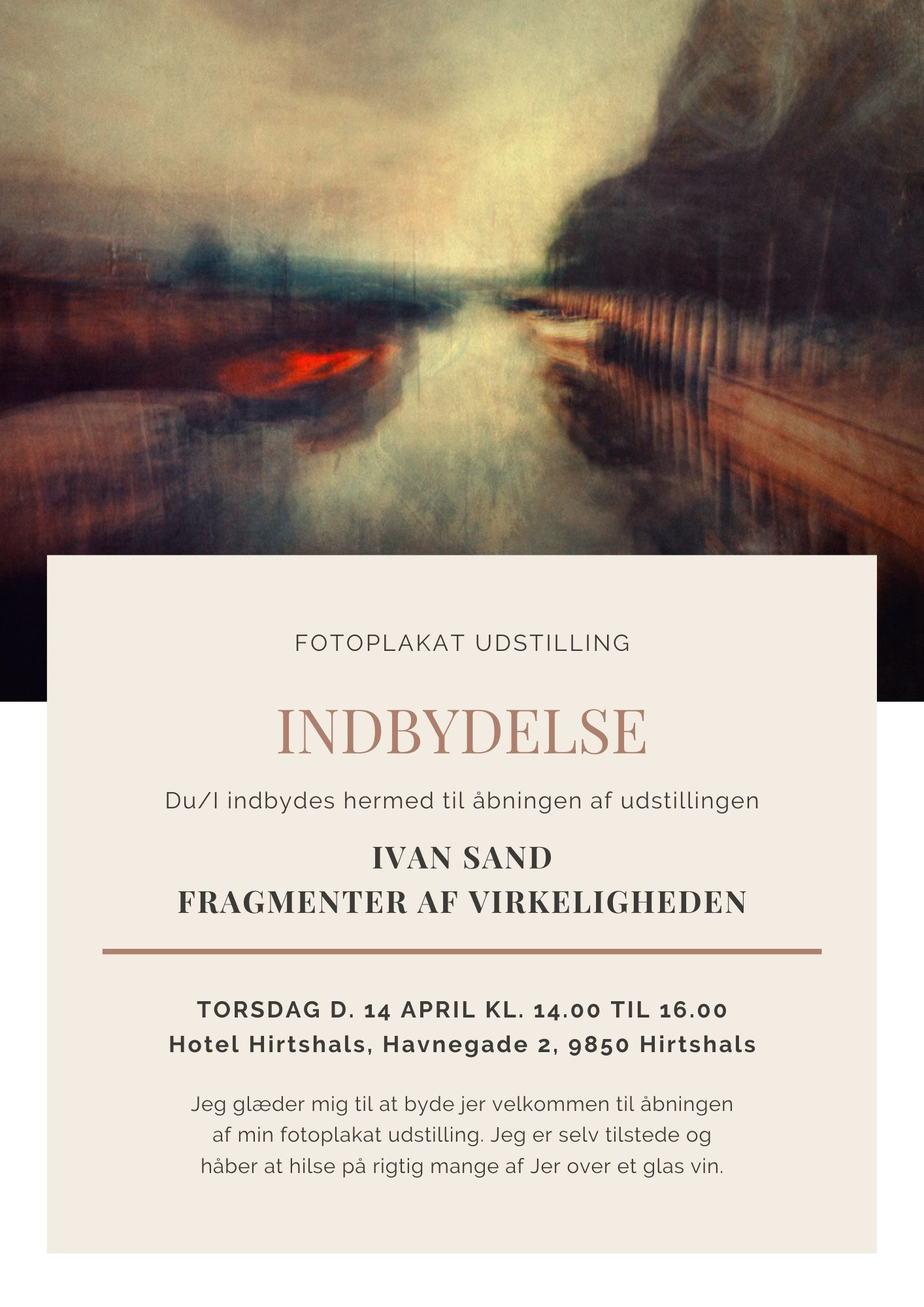 Påskeudstilling med Ivan Sand på Hotel Hirtshals