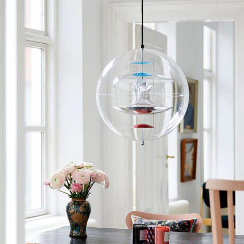 Thusgaard Living fejrer 5-års fødselsdag med vilde tilbud på Verner Panton Globe lampe