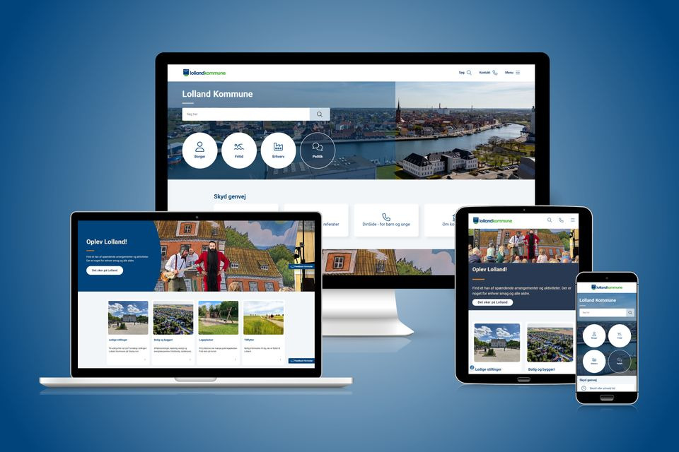 Lolland Kommune lancerer ny hjemmeside