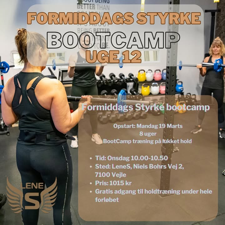 LeneS lancerer formiddagsstyrke bootcamp for alle niveauer