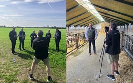 Landbogruppen Sønderjysk havde en sjov og anderledes dag med kameramand på besøg