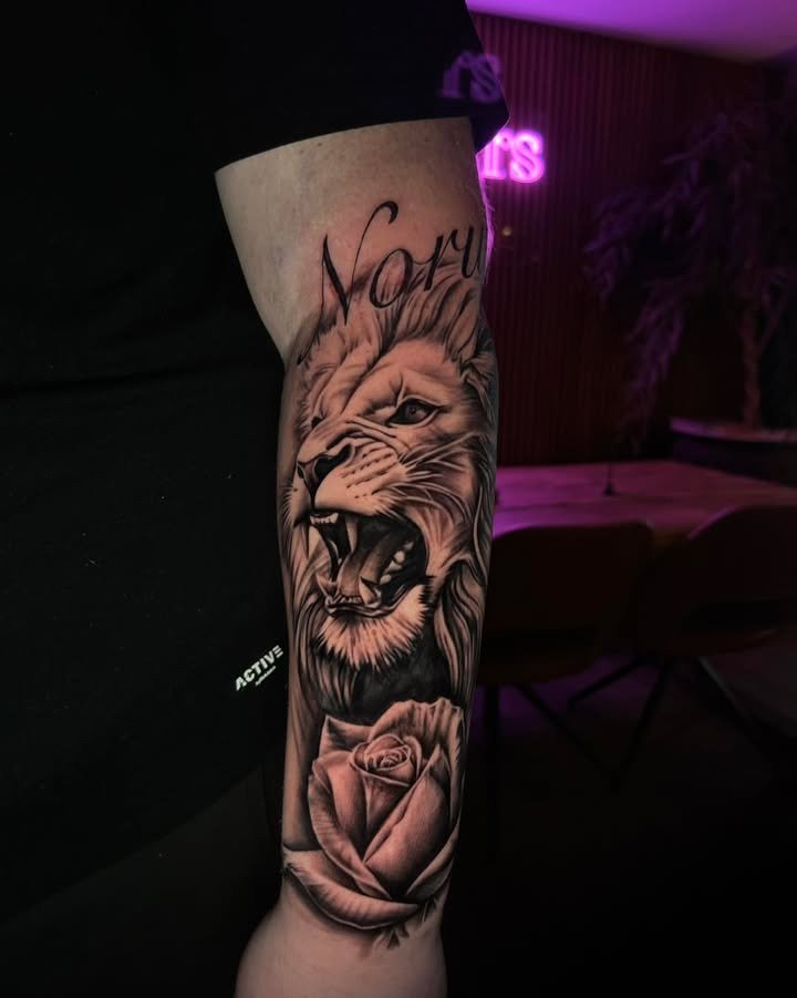 Mr. & Mrs. Tattoo tilbyder unikke løvemotiver med Mads i januar