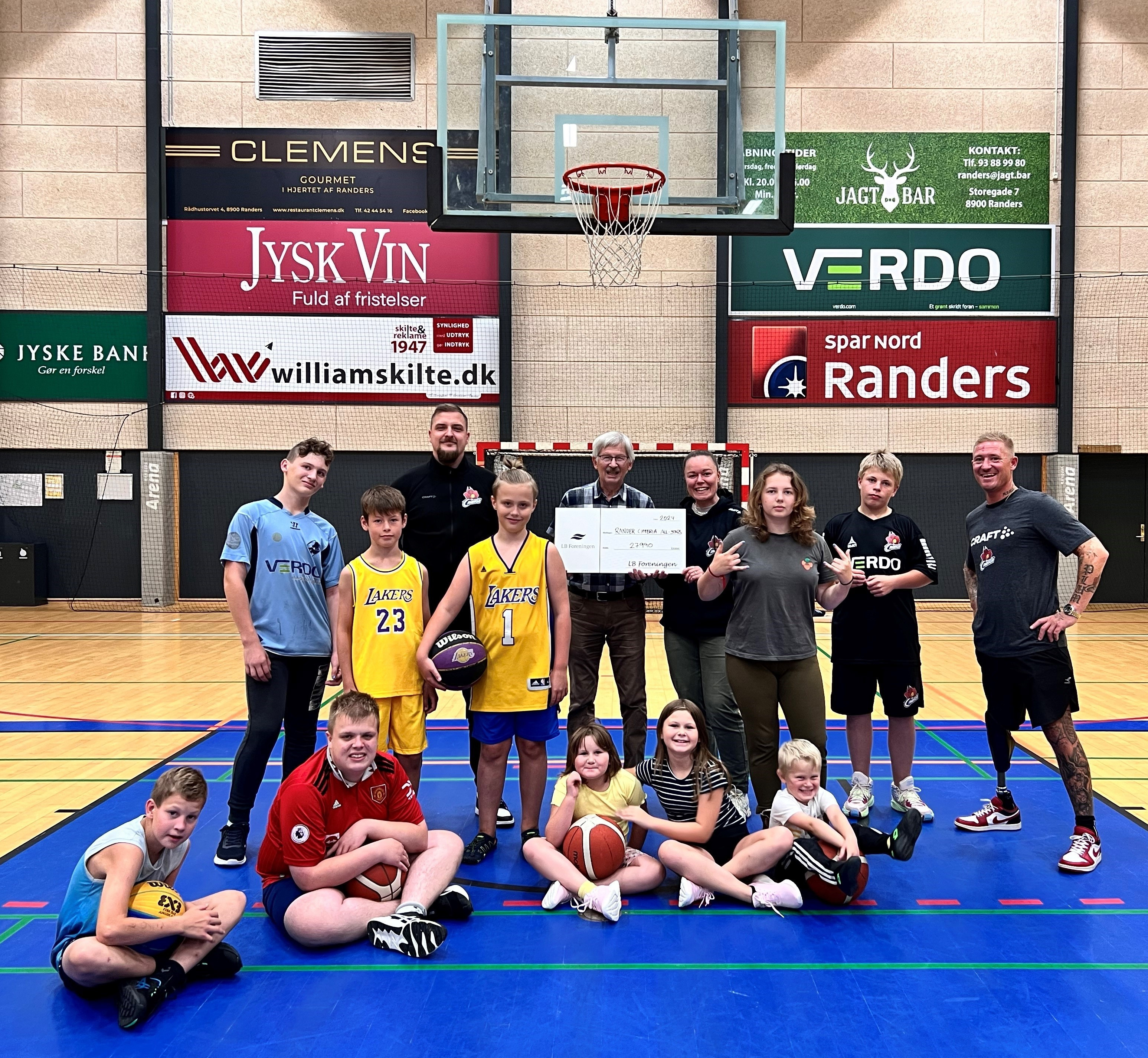 Lokal donation til Randers Cimbria skal videreudvikle klubbens All-Stars hold for børn med særlige udfordringer