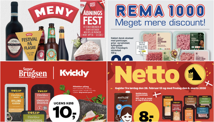 Hakket dansk kød til 25 kr. og Matilde kakaoskummetmælk til kun 8 kr. - ugens lokale tilbud