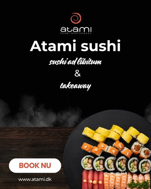 Oplev sushi ad libitum hos Atami Sushi Restaurant