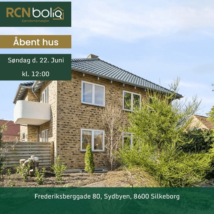 RCNBolig Silkeborg inviterer til åbent hus på Frederiksberggade 80 uden tilmelding