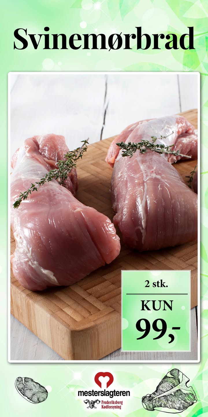 Frederiksberg Kødforsyning tilbyder ugens skarpe tilbud på kødprodukter