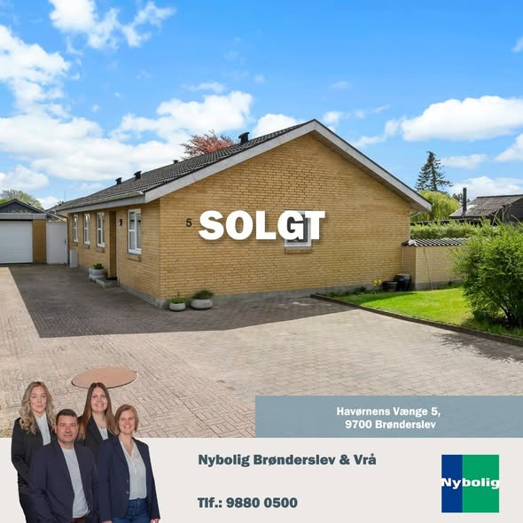Nybolig Brønderslev & Vrå fejrer salg og søger nye boliger til ventende købere
