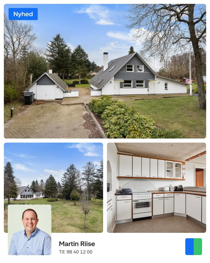 Nybolig Sæby A/S præsenterer rummelig bolig med skøn have i Sæby