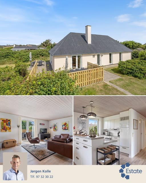 Estate Vestjylland har velholdt sommerhus tæt på Vesterhavet og Søndervigs byliv til salg