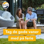 Sådan tager du gode energivaner med på ferie i sommerhuset