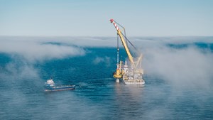 Thor Havvindmøllepark bygger fundamenter og sikrer bæredygtighed