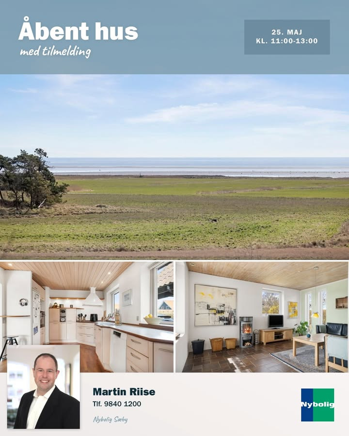 Nybolig Sæby A/S inviterer til åbent hus med panoramaudsigt