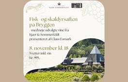 Fisk- & skaldyrsaften på Restaurant Bryggen: Fem lækre retter parret med udsøgte hvidvine