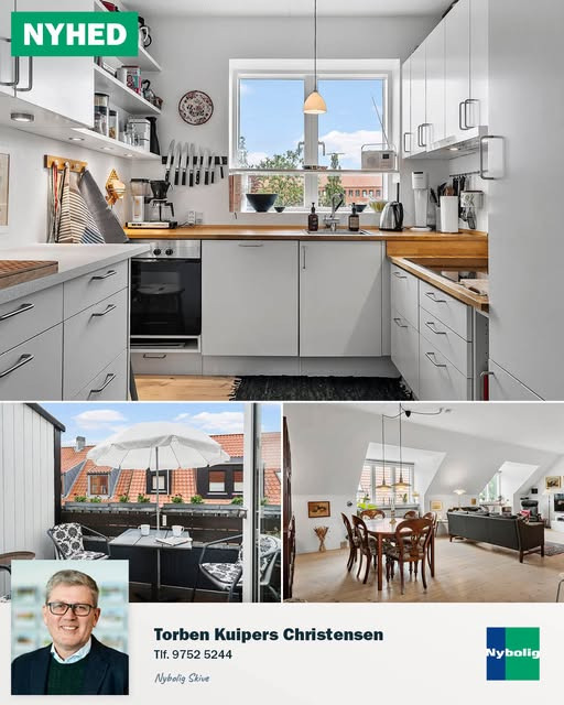 Nybolig Skive I/S fremviser indbydende lejlighed i Skive