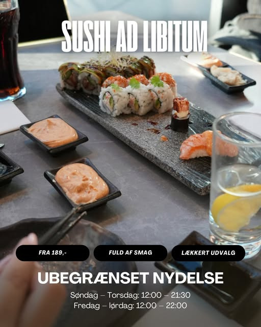 Atami Sushi Vejle inviterer til sushi i dit tempo