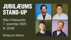 Jubilæums stand-up i Ribe Fritidscenter