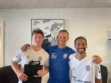 Carl Winding og Mark Pagter strålede da Herning KFUM (2) sikrede sig sejren mod Tjørring IF