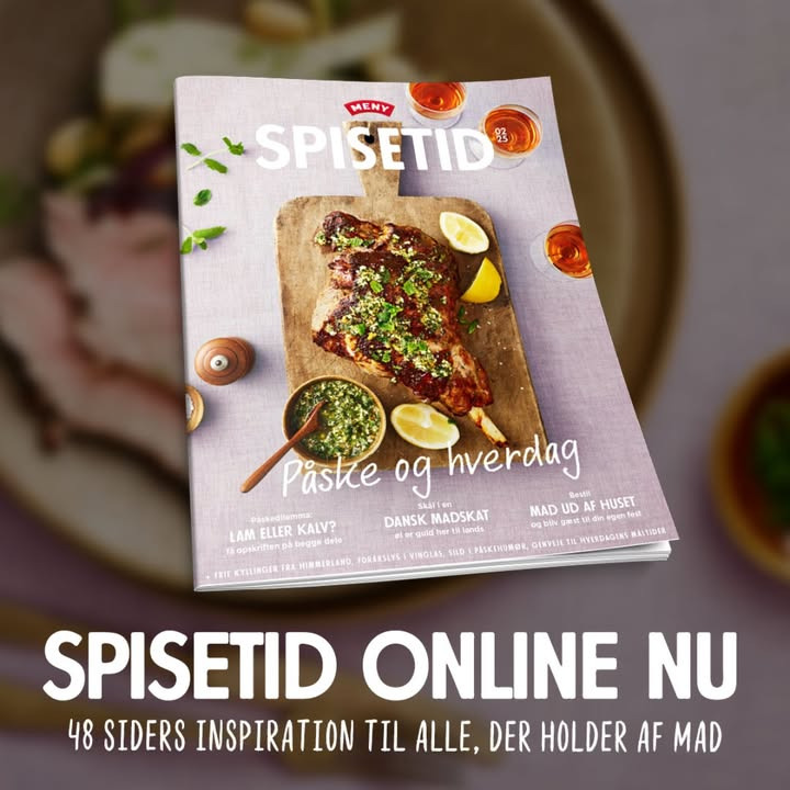 Meny Randers lancerer ny udgave af SPISETID med påskeopskrifter og inspiration