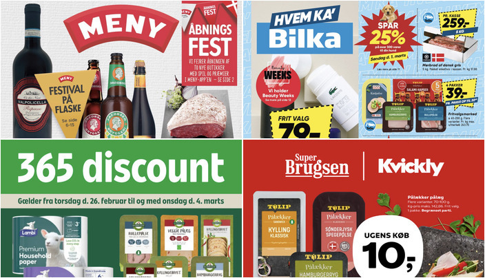 Ugens tilbud: Lambi toiletpapir til 15 kr. og Rainforest-bananer for 1,75 kr. pr. stk.