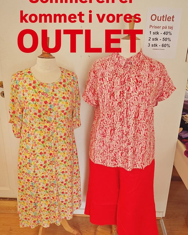 Sommertøj til nedsatte priser hos Elin's Butik outlet