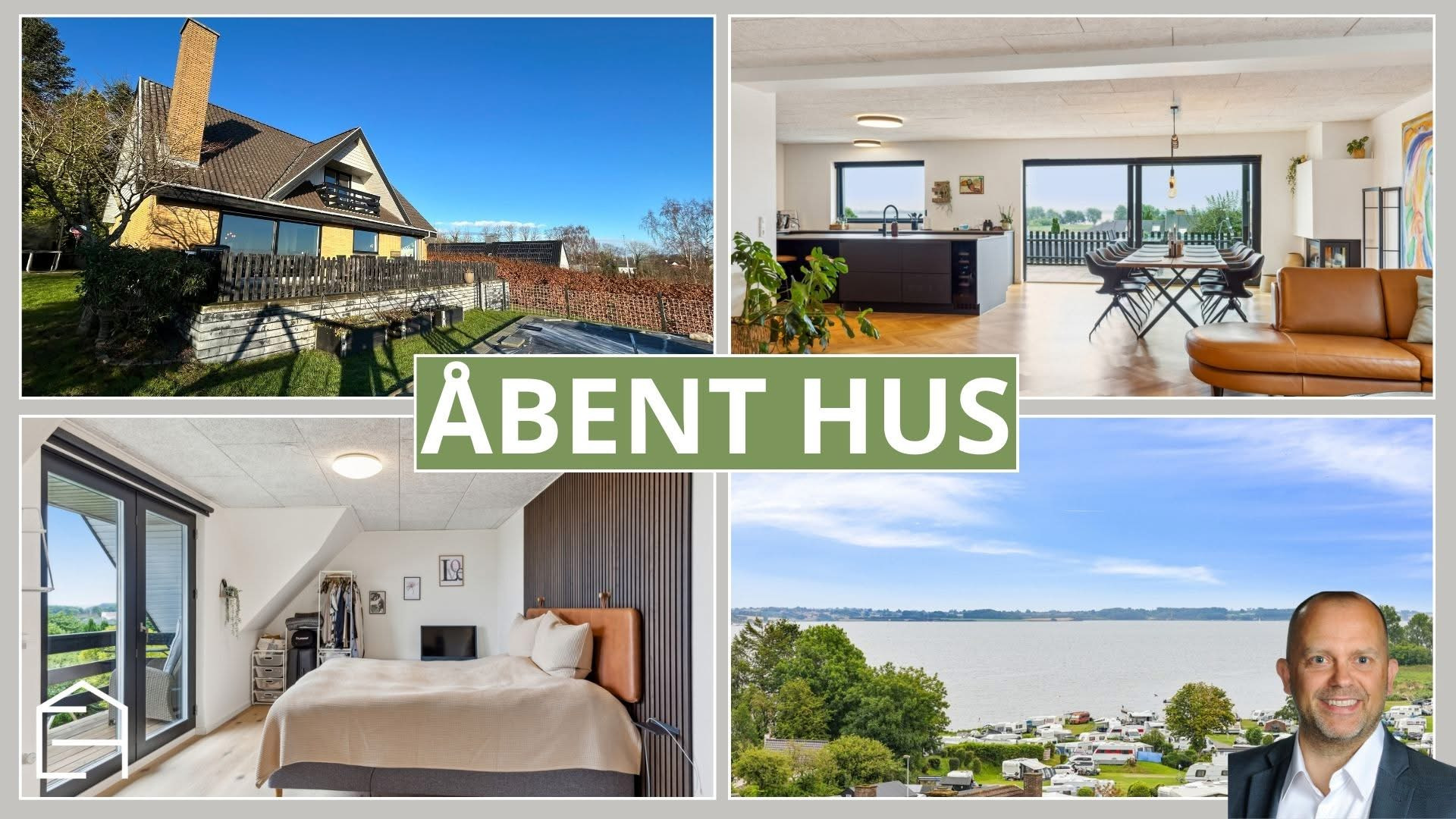 Åbent hus i moderne villa med betagende udsigt hos Ejenholm Bolig & Erhverv