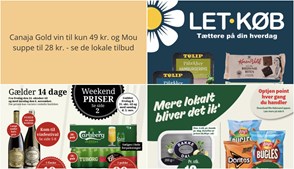 Canaja Gold vin til kun 49 kr. og Mou suppe til 28 kr. - se de lokale tilbud