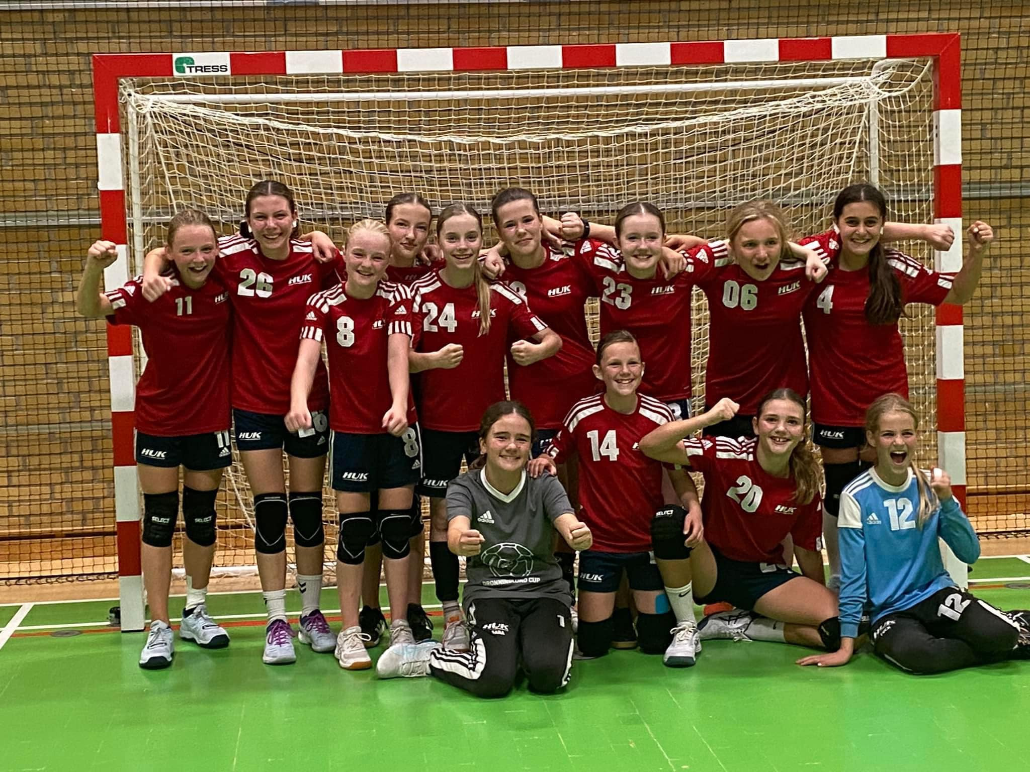 De dygtige U13-piger fra HUK Håndbold vandt Lalandia Cup i weekenden