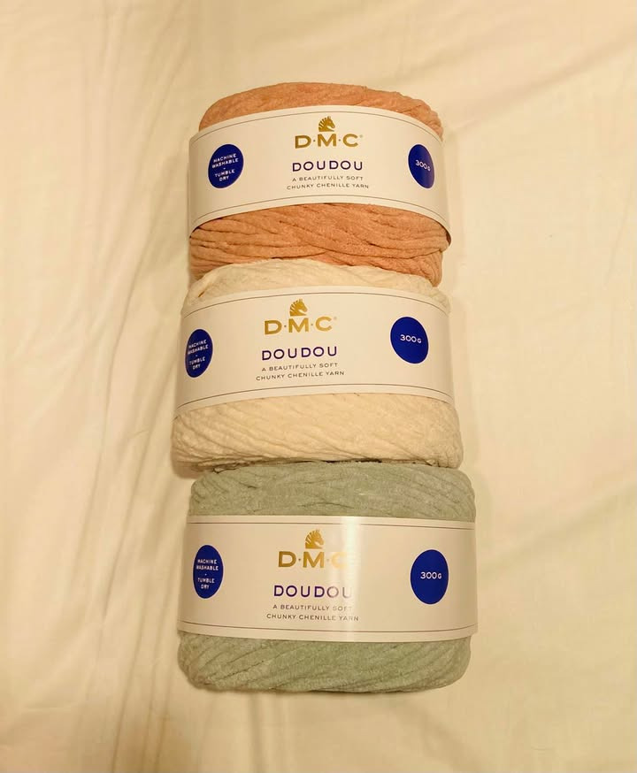 Art´n´Craft lancerer nyt DMC “Doudou” chenille-garn i tre farver