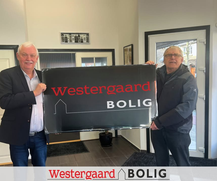 Westergaard Bolig fejrer Ole Thomsen som vinder af fjernsyn i salgskonkurrence