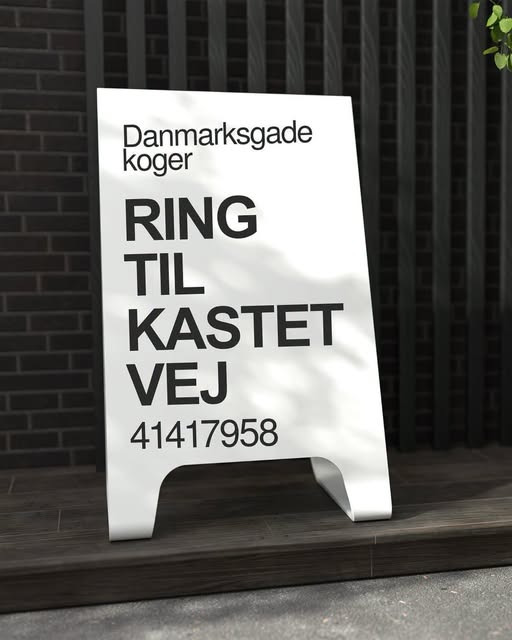FrAAderen henviser til Kastetvej for sandwich fra det ordinære menukort