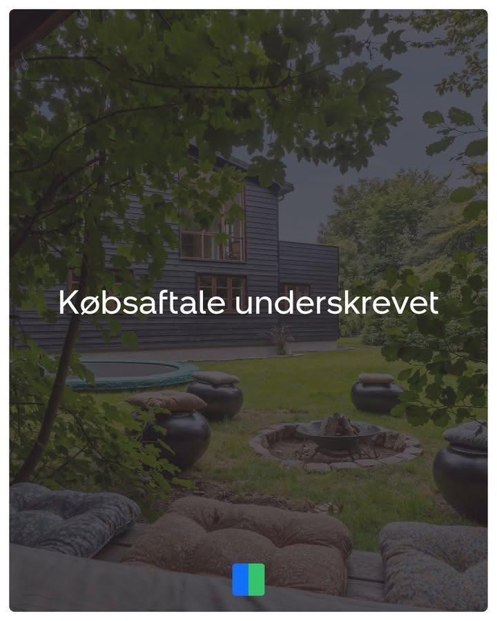 Nybolig Hjørring v/Morten Hove fejrer underskrevet købsaftale på Elsagervej 40