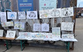 Urban Sketchers Middelfart besøger Fredericia