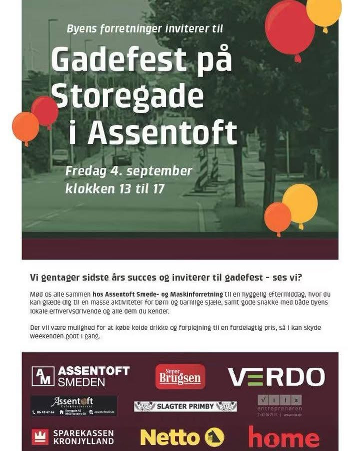 Slagter Primby inviterer til gadefest på Storegade