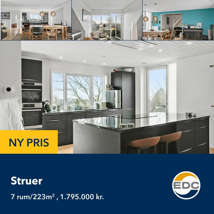 EDC Ejen­doms­grup­pen Struer prisjusterer Bremdalvej 5 til 1.795.000 kr.