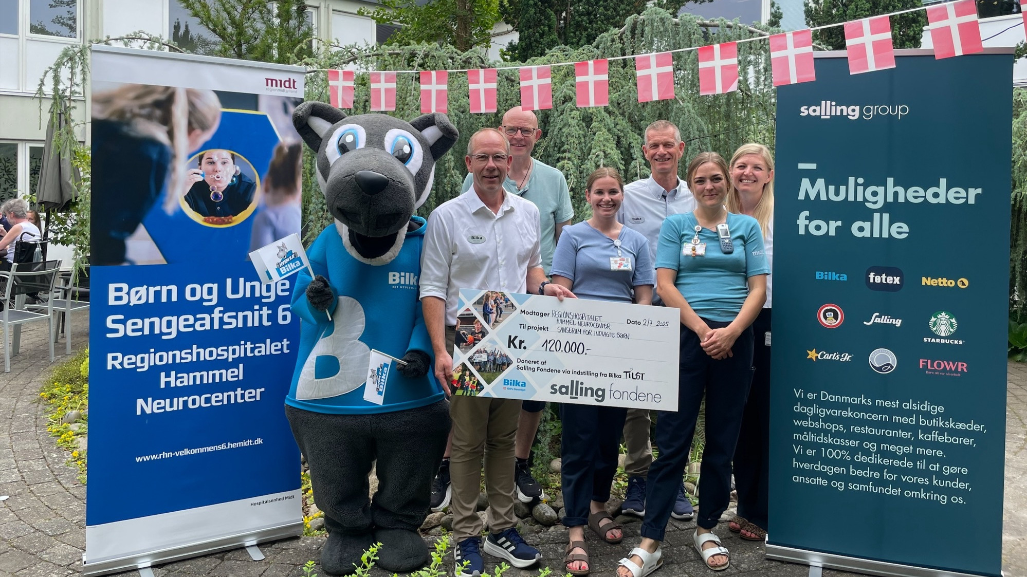 Sanserum til børn med hjerneskade bliver til virkelighed efter stor donation fra Salling Fondene