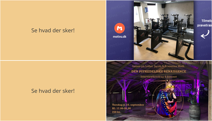 Fra spinning i Klarup Fitness til en ekstraordinær aften på Lade-loftet: Hvad sker der i Klarup i næste uge?