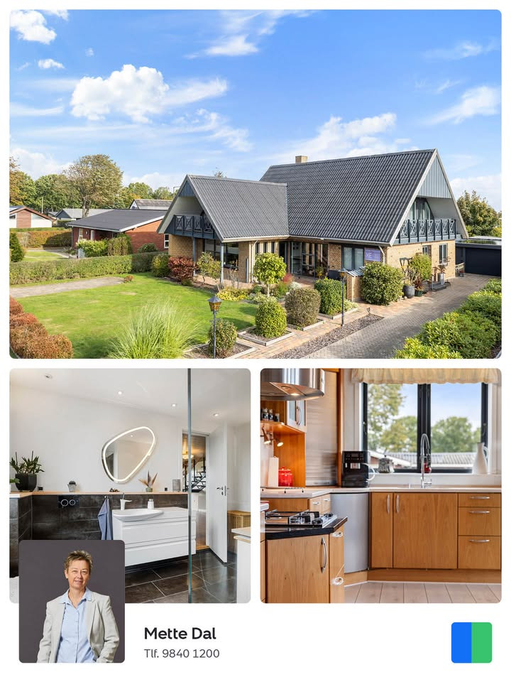 Nybolig Sæby A/S præsenterer rummelig villa i rolige omgivelser