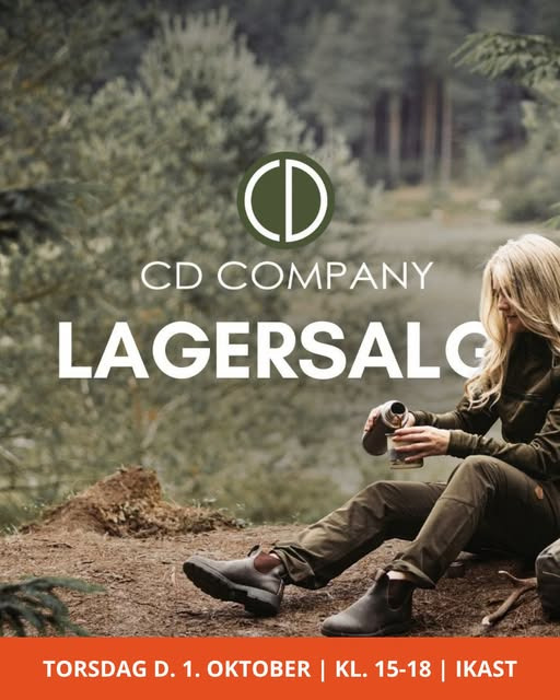 Lagersalg.com holder CD Company lagersalg i Ikast med op til 90% på jagt- og outdoortøj