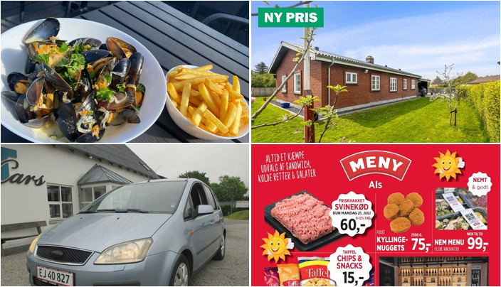 Nyt fra Havnens Fisk Øster Hurup, TT CARS ApS, Nybolig Hadsund og 1 anden